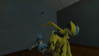 Sfm Zeraora Gasses Lucario Animation 