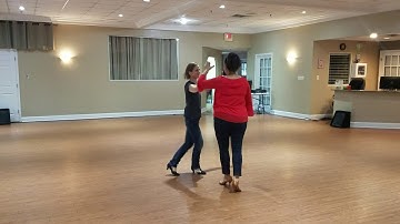 Rumba - open break, underarm turn, walks, turns, etc.