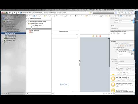 iOS Programming: passing data way #1 in objective c and xcode 6.4