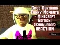 Vanossgaming gmod deathrun funny moments  minecraft edition knowledge reaction