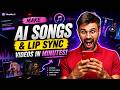 Make AI Songs & Lip Sync Videos in Minutes 🔥 VibeMe AI Tutorial