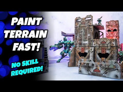 Painting Guide: Wooden terrain in one coat with The Army Painter Speed –  Modular Realms