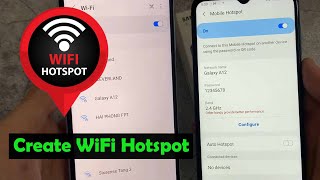 How to Set Up Mobile Hotspot on Samsung Galaxy A12 - Create WiFi Hotspot screenshot 5