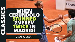 When Cerundolo STUNNED Zverev Two Years In A Row In Madrid! 🔥 | 2024 & 2025