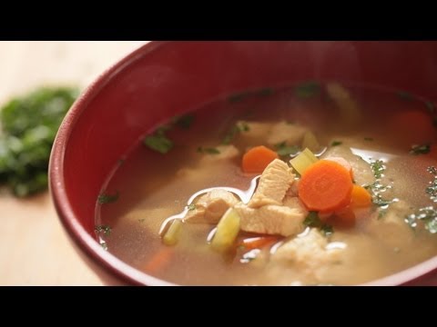 Easy Matzo Ball Soup Recipe || KIN EATS