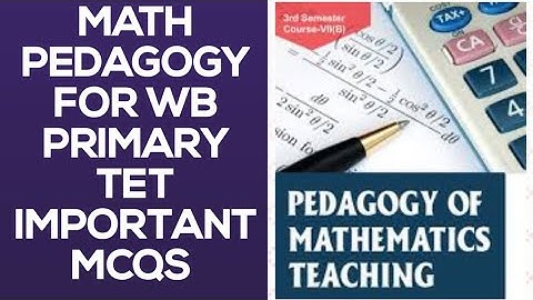 Wb primary tet 2022 ll Math pedagogy ll Frequently asked & questions ans. @wasimacademy #math #Evs