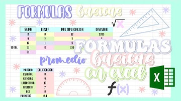 Formulas Básicas en Excel+COMO USAR EXCEL PARTE 1/ Fernanda