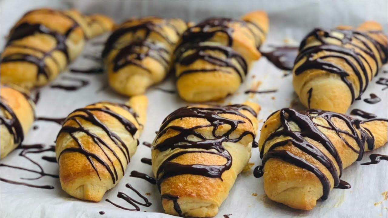 Chocolate Croissants (How to... using Pillsbury Crescent Rolls) YouTube
