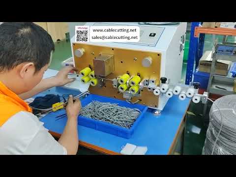 Heavy Duty Cable Cutting & Stripping Machine  125mm Front & 96mm Rear Stripping Processing Tool
