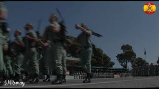 Espectacular desfile en el aniversario LEGIÓN 20 Septiembre en la Brigada Rey Alfonso XIII Almería