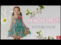 🌸How to Sew a Floral Umbrella Frock | Easy DIY Dress Tutorial for Girls 🎀