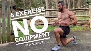 6 Exercise No Equipment Home Isolation/Quarantine Ab Workout