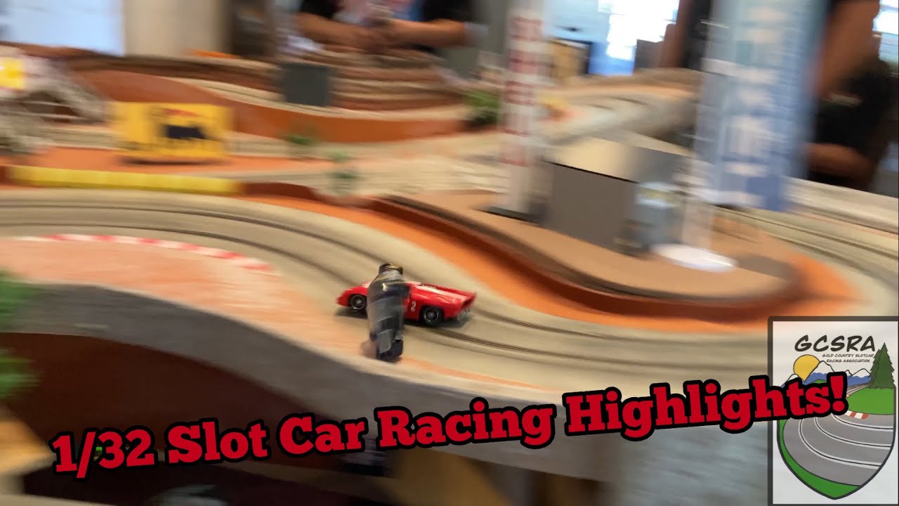 1/32 Slot Car Racing- Scorpion Speedway Slot.It NSR ThunderSlot Highlights