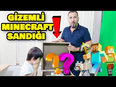 GİZEMLİ MINECRAFT SANDIĞI AÇTIK! İÇİNDEN ÖYLE BİR ŞEY ÇIKTI Kİ?! | MINECRAFT RTX