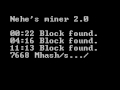Nehe's bitcoin miner. 7 Giga hash per Second. New algorithm!