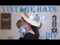 Diy Vintage Inspired Straw Hat