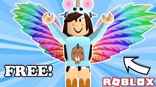 How To Get Free Rainbow Wings In Roblox Youtube - roblox free rainbow wings