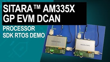 Demonstrate the Sitara™ AM335x GP EVM DCAN Board-to-Board Example from Processor SDK RTOS