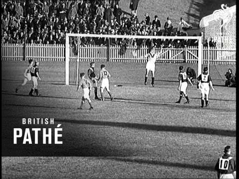 Australia V Palestine Football Match (1939)