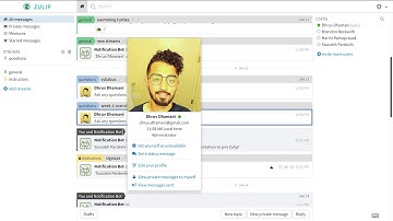 A short tour of Zulip