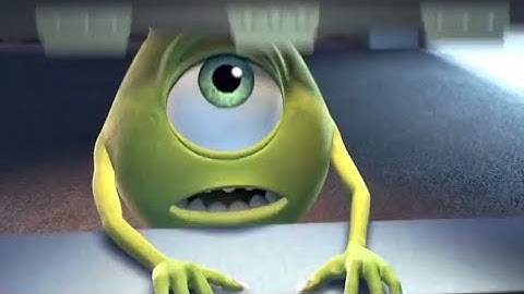 Mike Wazowski screams in pain
