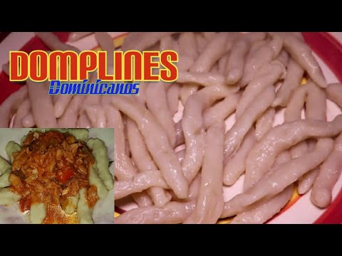 Domplines Dominicanos - Como preparar los mejores Domplines - Suaves,  Faciles y Deliciosos - YouTube