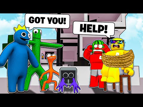 Sunny was Kidnapped by Rainbow Friends in Roblox