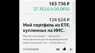 Мой Инвестиционный Портфель Из Etf, Купленных На Иис