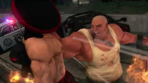 Playing as Mortal Kombat Scorpion on Saints Row the Third