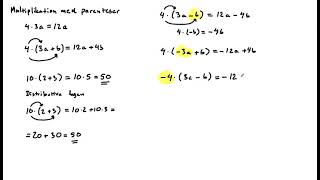 Multiplikation med parenteser