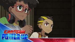 Episode 13 - Bakugan Geogan Rising | FULL EPISODE | CARTOON POWER UP
EPISODE 13A - The Mysterious Masked Bandits!
While studying Bakugan energy, Wynton detects strange energy spikes emitting from somewhere in Los Volmos. He and Ajit investigate and find a group of thieves known as the Mad Masks digging in tunnels under Los Volmos!
EPISODE 13B - The Mysterious Brawler!
Notorious thieves, the Mad Masks are still at large, and have set their sights on ancient Bakugan left in AAAnimus’ care. AAAnimus is not taking any chances with these criminals and brings in the Awesome Brawlers to help with security.
Stay Powered Up and SUBSCRIBE to Cartoon Power Up!
https://www.youtube.com/channel/UCXLHvcP0L5WhOjEez45kTFg Episode 13 - Bakugan Geogan Rising | FULL EPISODE | CARTOON POWER UP