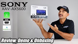 NEW! Sony XAVAX5600 DoubleDin Receiver with Apple CarPlay, Andriod Auto and HDMI input.