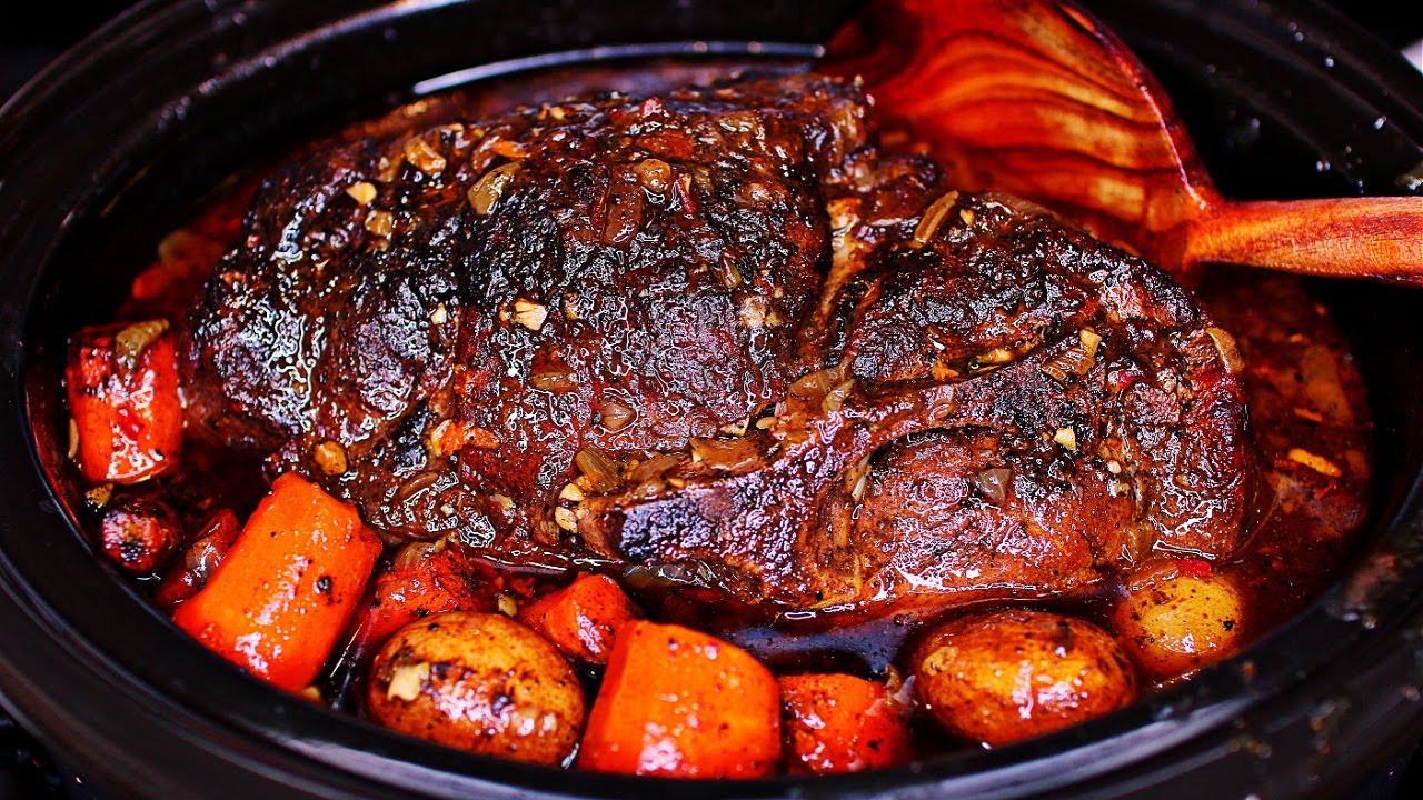 Slow Cooker Pork Roast (video)