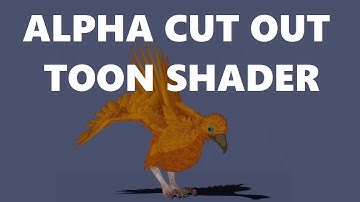 Blender Toon Shader With Alpha Cut Out, Transparency Texture
