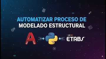 Automatizar el dibujo en Etabs desde Autocad usando Python | AutoCAD, Python y ETABS | PARTE 01