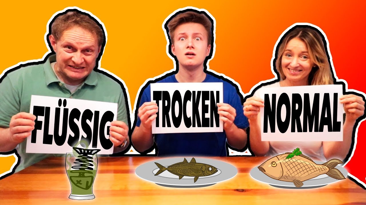 FLÜSSIG, TROCKEN oder NORMAL  Food Challenge 😣 TipTapTube​