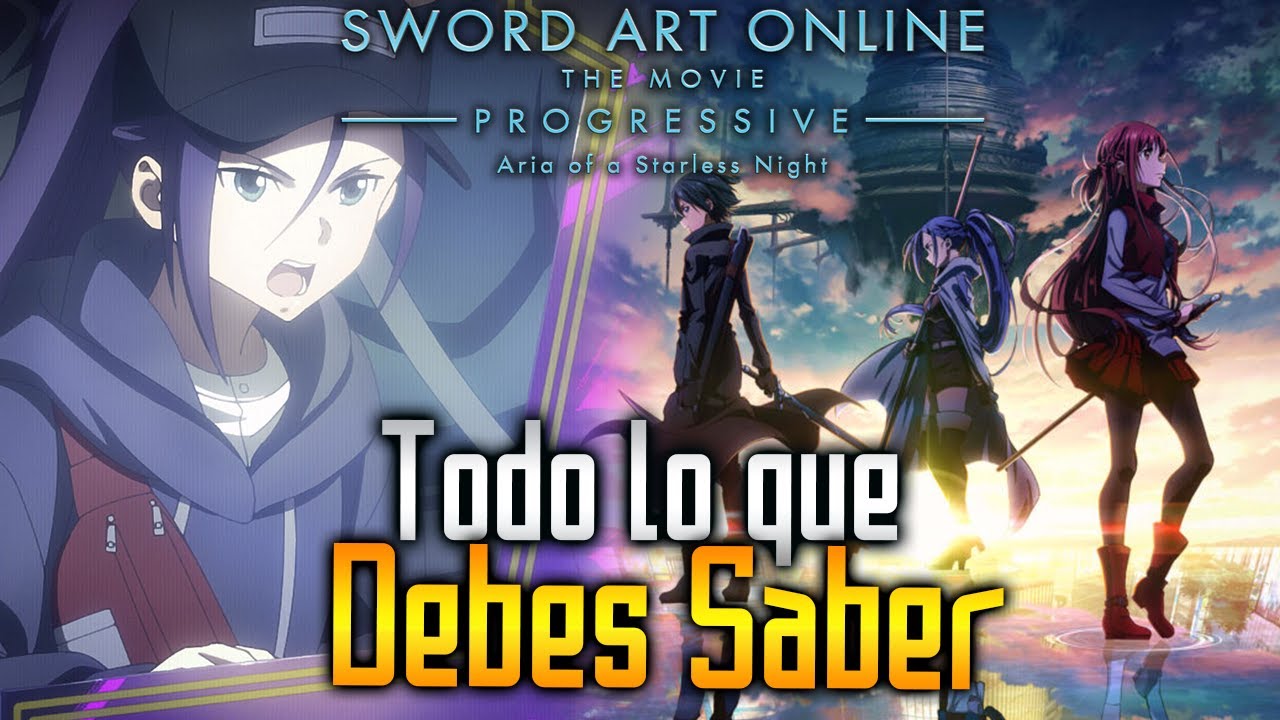 ¡Antes de ver SAO Progressive Aria Of A Starless Night debes saber esto