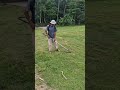 Smart farmer cuts grass with super sharp tools-Agriculture farming #shorts
