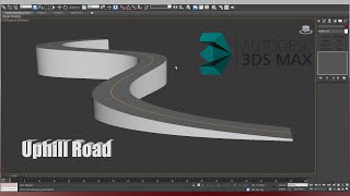 3ds Max Tutorials  Creating Uphill Road | Quick and Easy 3ds Max Tutorial