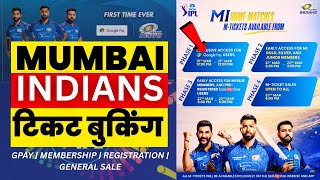 Mumbai Indians Ticket Booking 2026 Full Process | GPay Exclusive Window & All Phases Explained