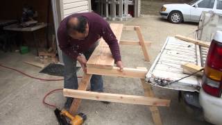 How To Build A Cheap Wood Picnic Table - A Complete Guide From Start To Finish