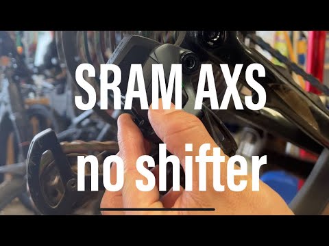 Shifting SRAM AXS without a Shifter! Emergency Shifting!