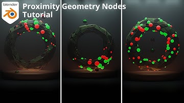 Proximity Geometry Nodes | Blender 3.1 Tutorial | Blender Nodes Animation