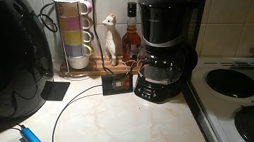 Alexa controlling my coffee machine using a esp8266