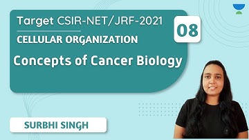 11:30 AM - Target NET/JRF 2021 | Life Sciences by Surbhi Singh | Concepts of Cancer Biology