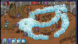 Crazy Defense Heroes - Clan Quest - Mass kill strategy + farming materials screenshot 1