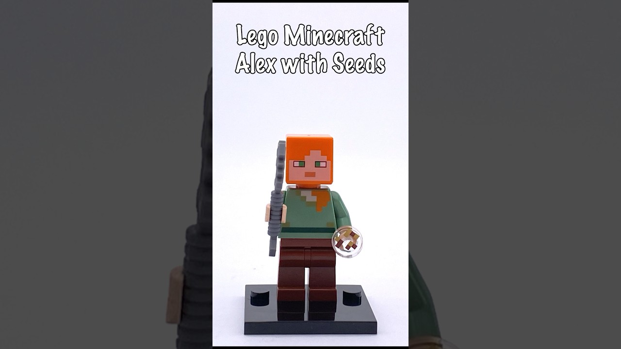 Lego Minecraft Alex with Seeds (The Chicken Coop) Review