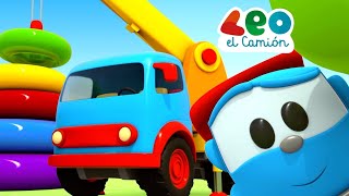 Leo the Truck Español - Grúas y colores con Leo el Camión