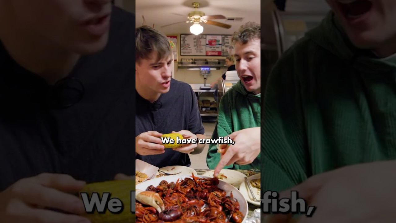 Two Brits try Southern Cajun Lobster!