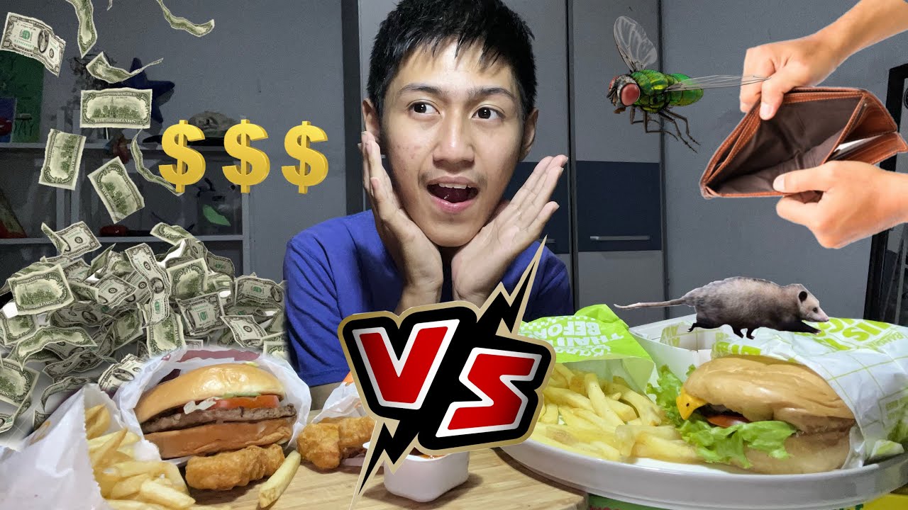 Cheap Revie CHEAP $ VS EXPENSIVE $$$ FOOD REVIEW (Part 2) - YouTube